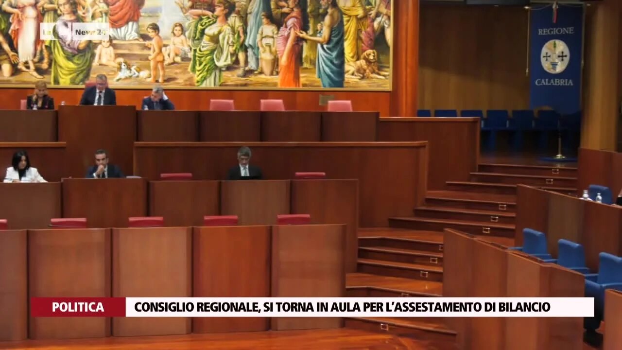 Consiglio regionale, si torna in aula per l’assestamento di Bilancio