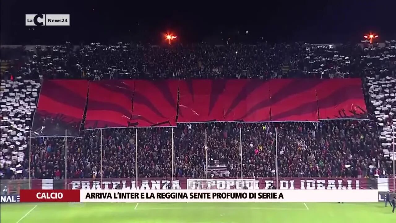 Arriva l’Inter e la Reggina sente profumo di Serie A