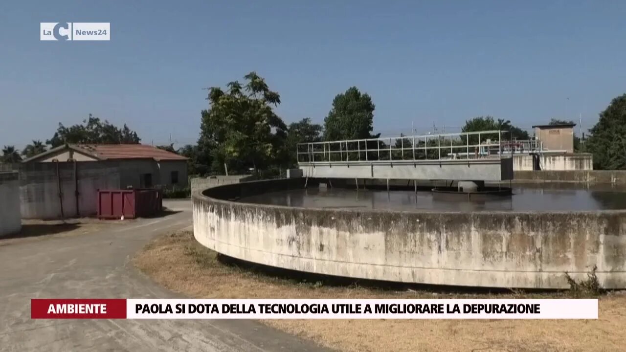 A Paola tecnologia d’avanguardia e intelligenza artificiale per rendere efficiente la depurazione