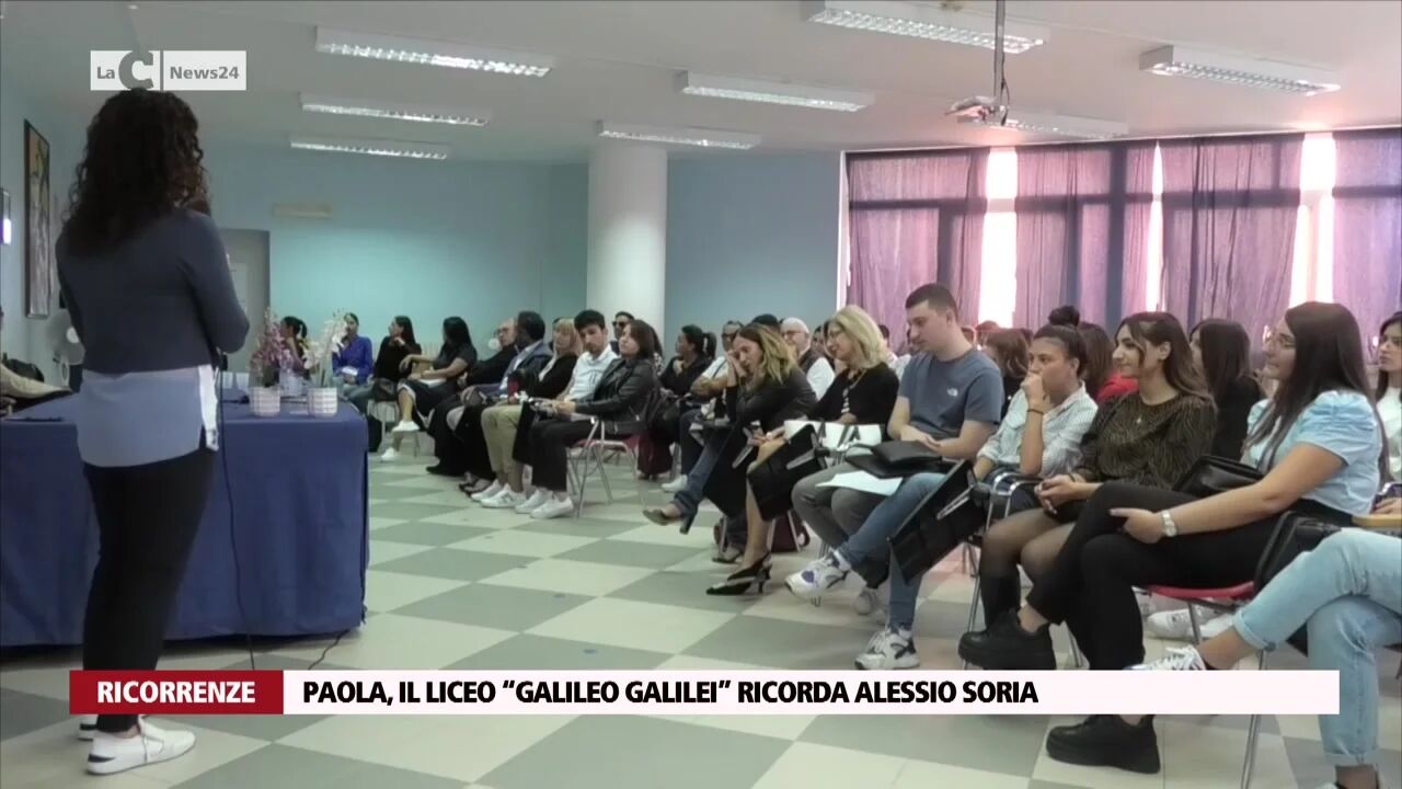 Paola, il liceo “Galileo Galilei” ricorda Alessio Soria