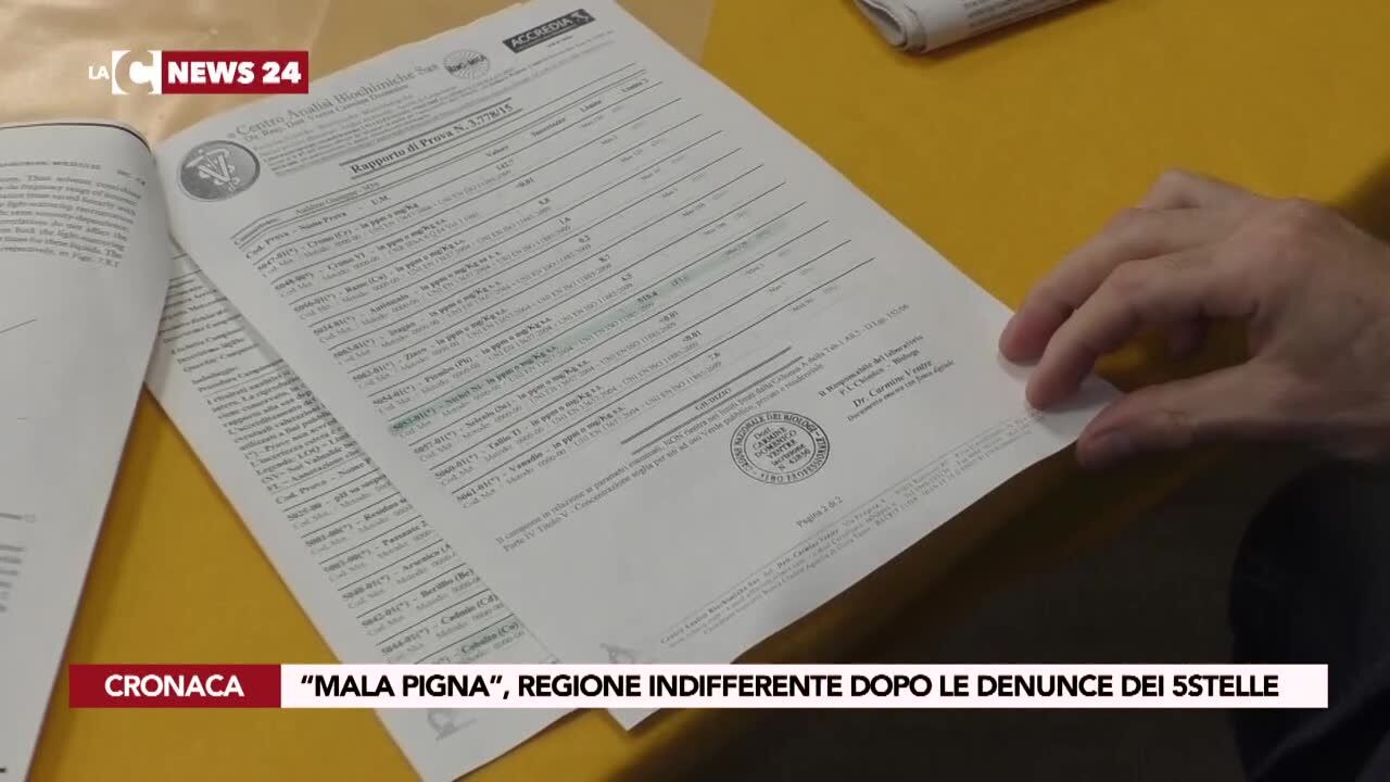 “Mala pigna”, Regione indifferente dopo le denunce dei 5Stelle