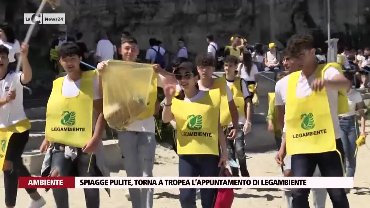 Spiagge pulite, torna a Tropea l’appuntamento di Legambiente