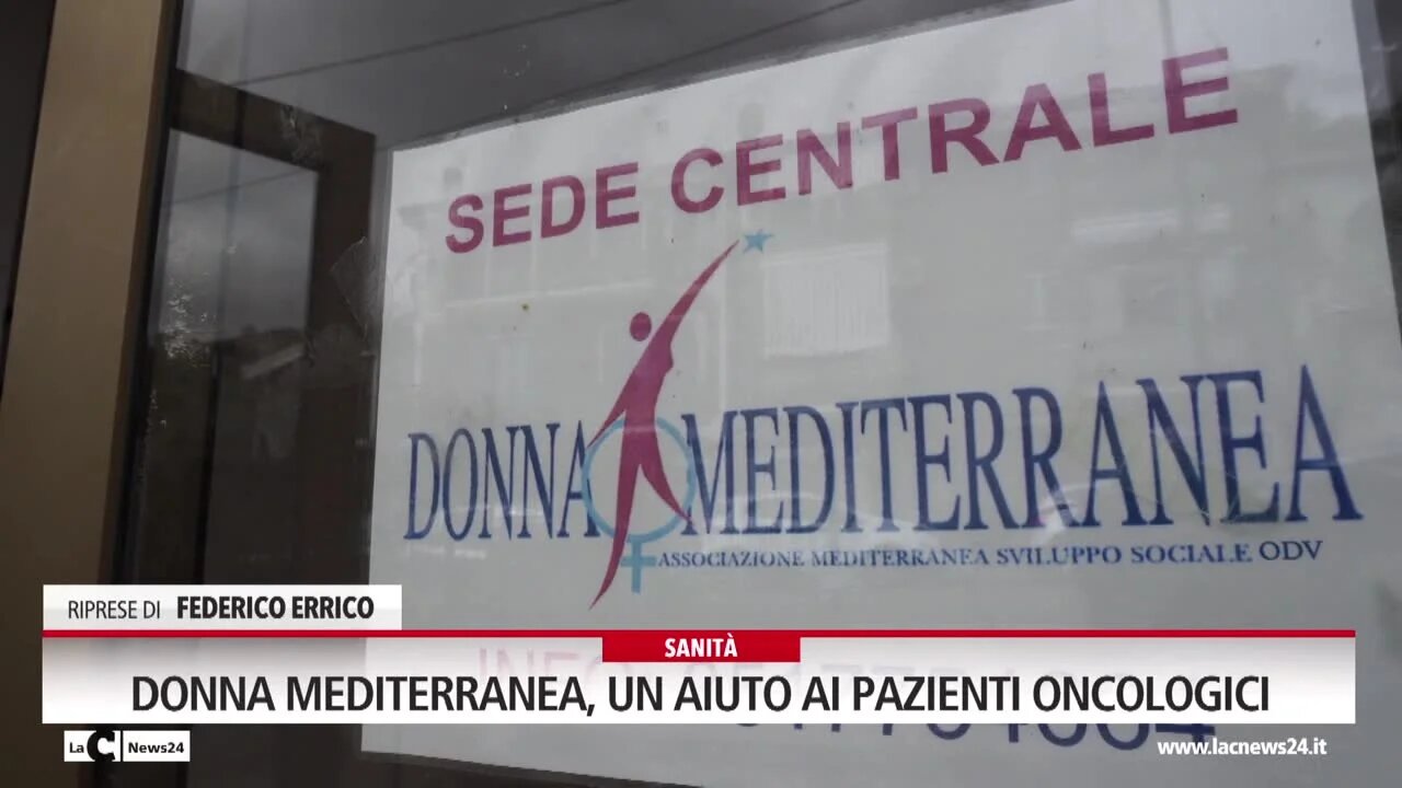 Donna mediterranea, un aiuto ai pazienti oncologici