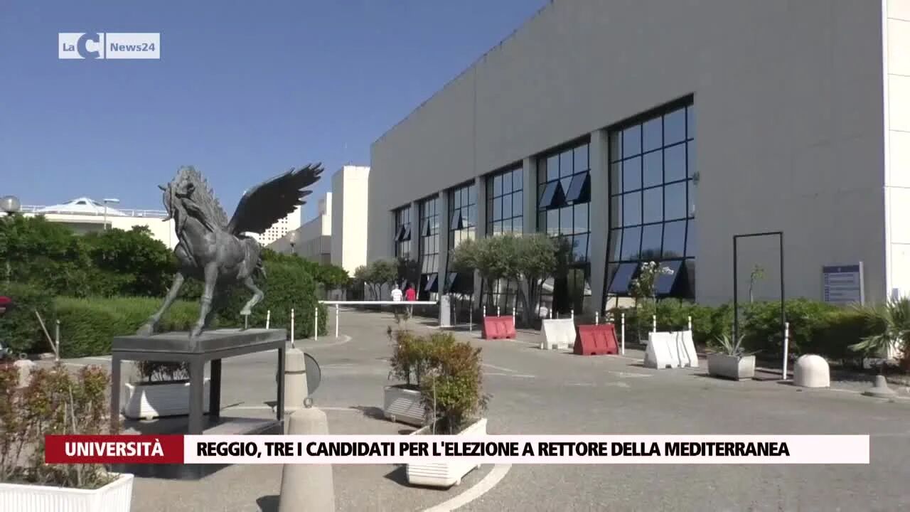 Reggio, tre i candidati per l'elezione a rettore della Mediterranea