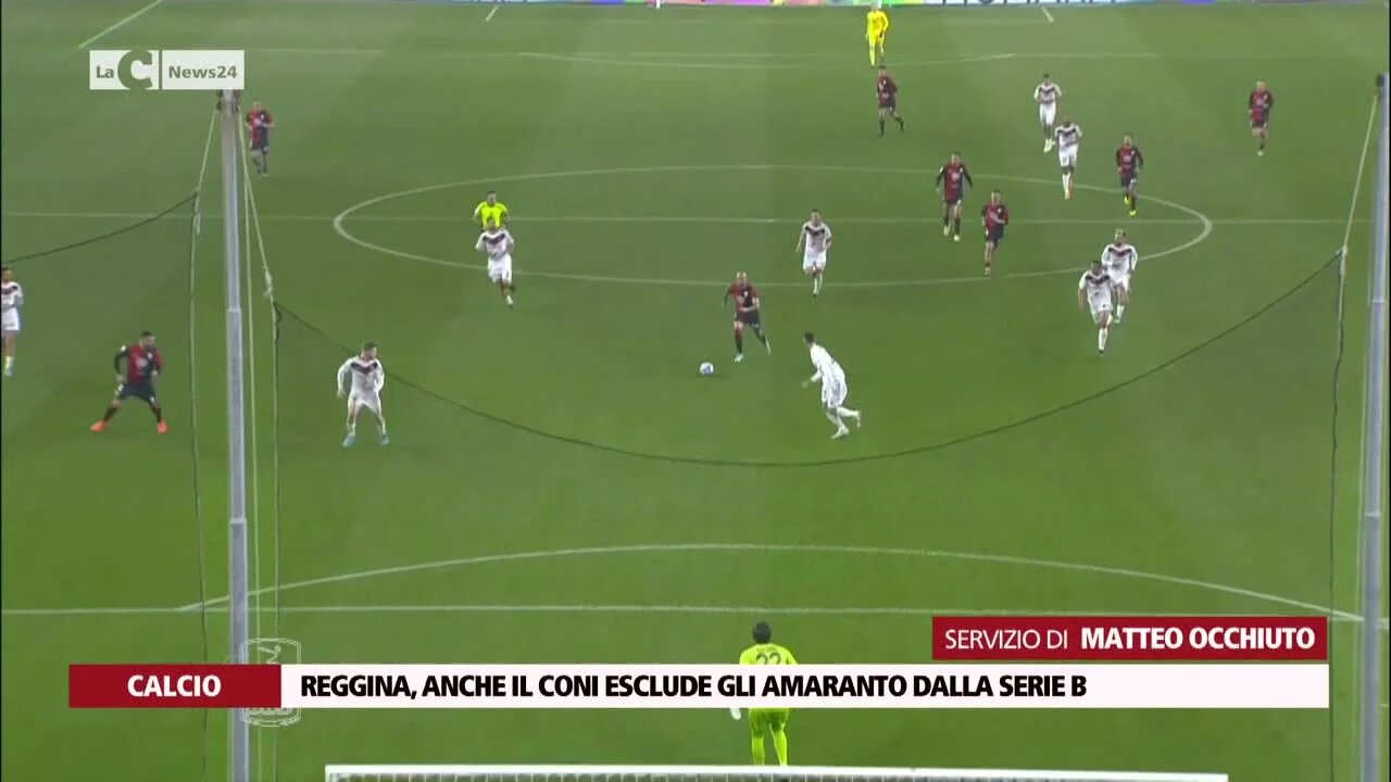 Reggina, anche il Coni esclude gli amaranto dalla Serie B