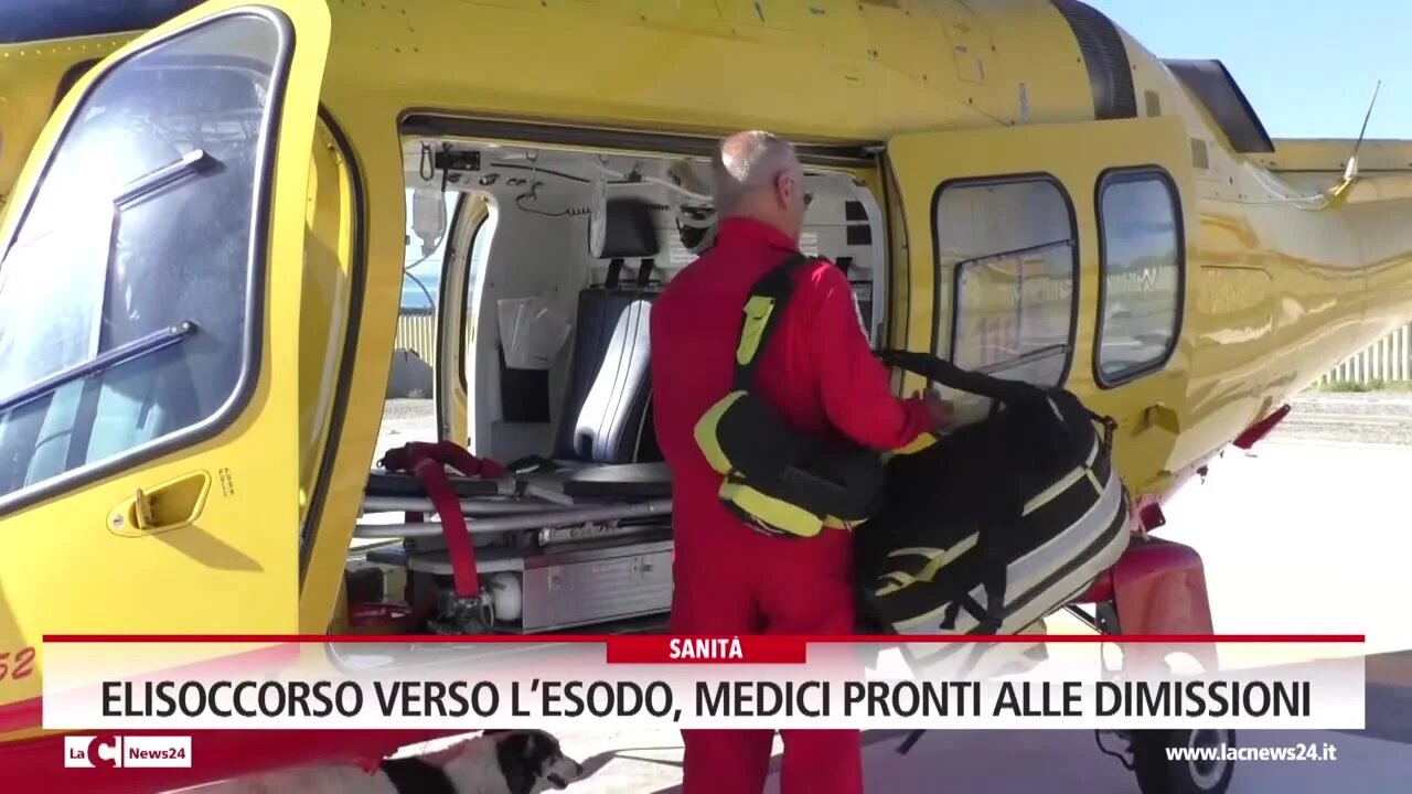 Elisoccorso verso l’esodo, medici pronti alle dimissioni