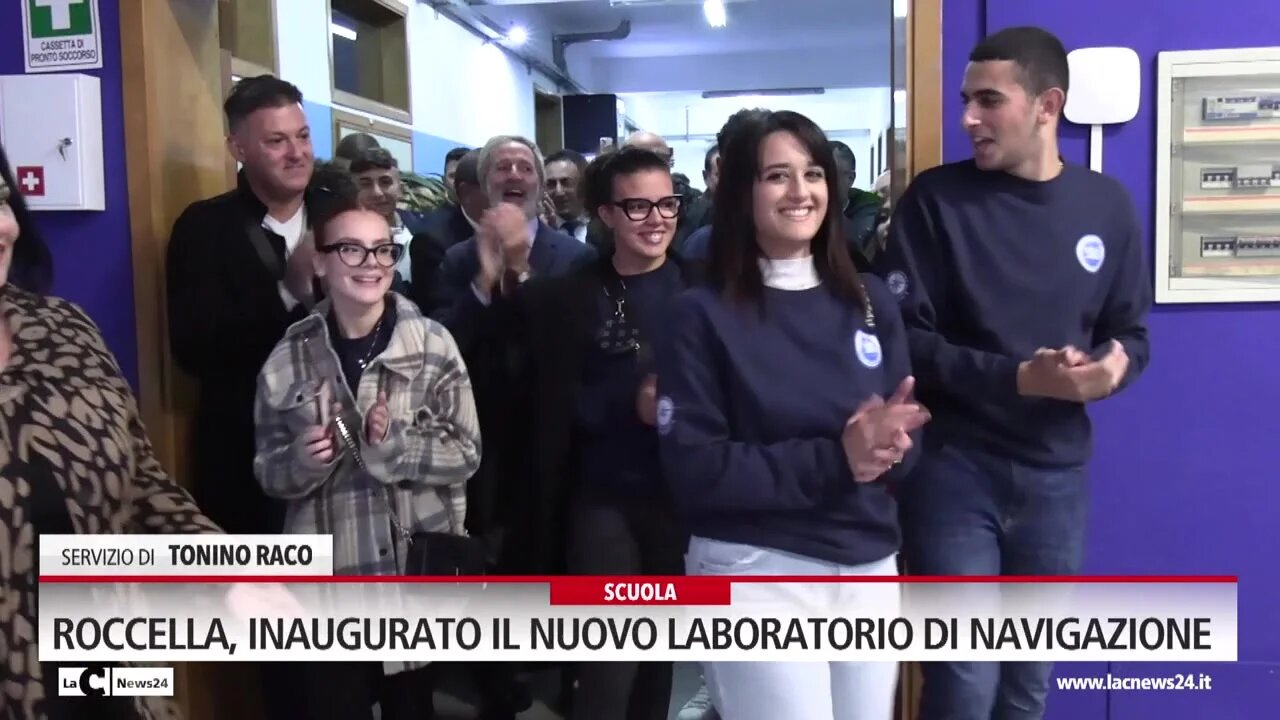 Roccella, inaugurato il nuovo laboratorio di navigazione