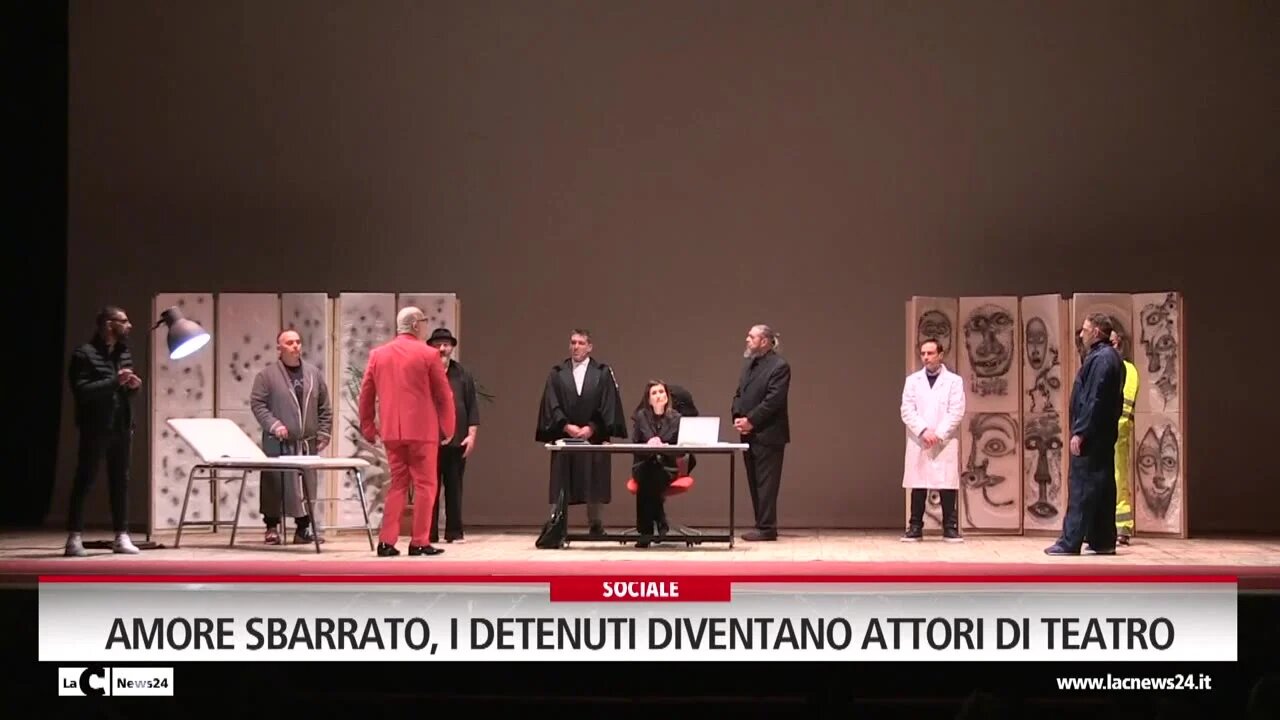 Amore Sbarrato, i detenuti diventano attori di teatro