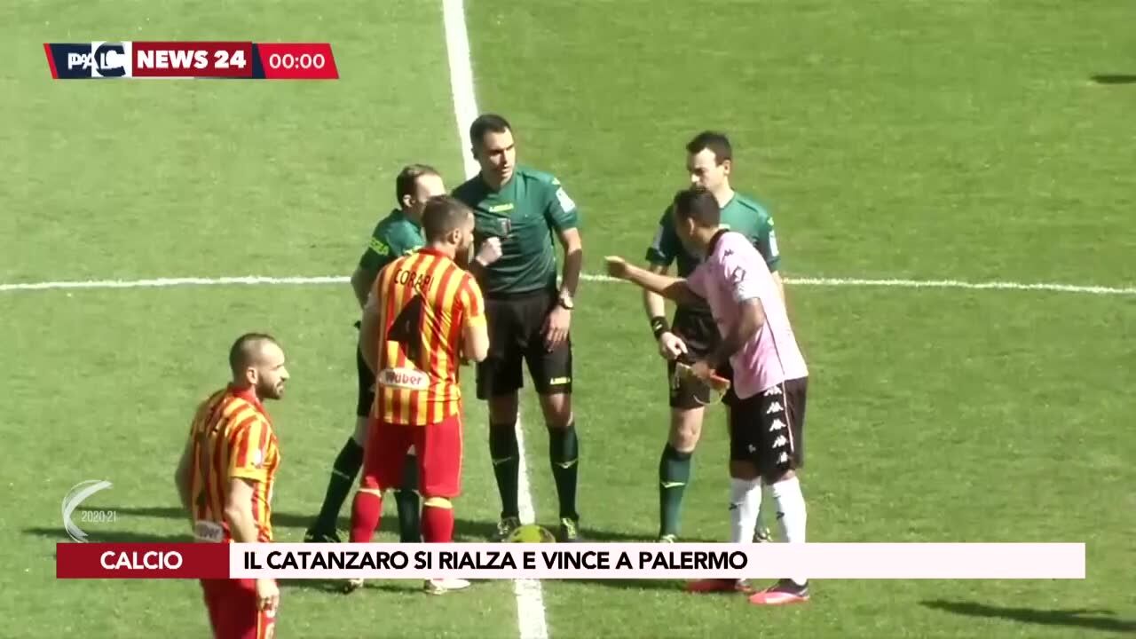 Il Catanzaro si rialza e vince a Palermo