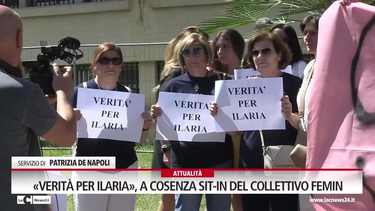 «Verità per Ilaria», a Cosenza sit-in del collettivo Fem.in