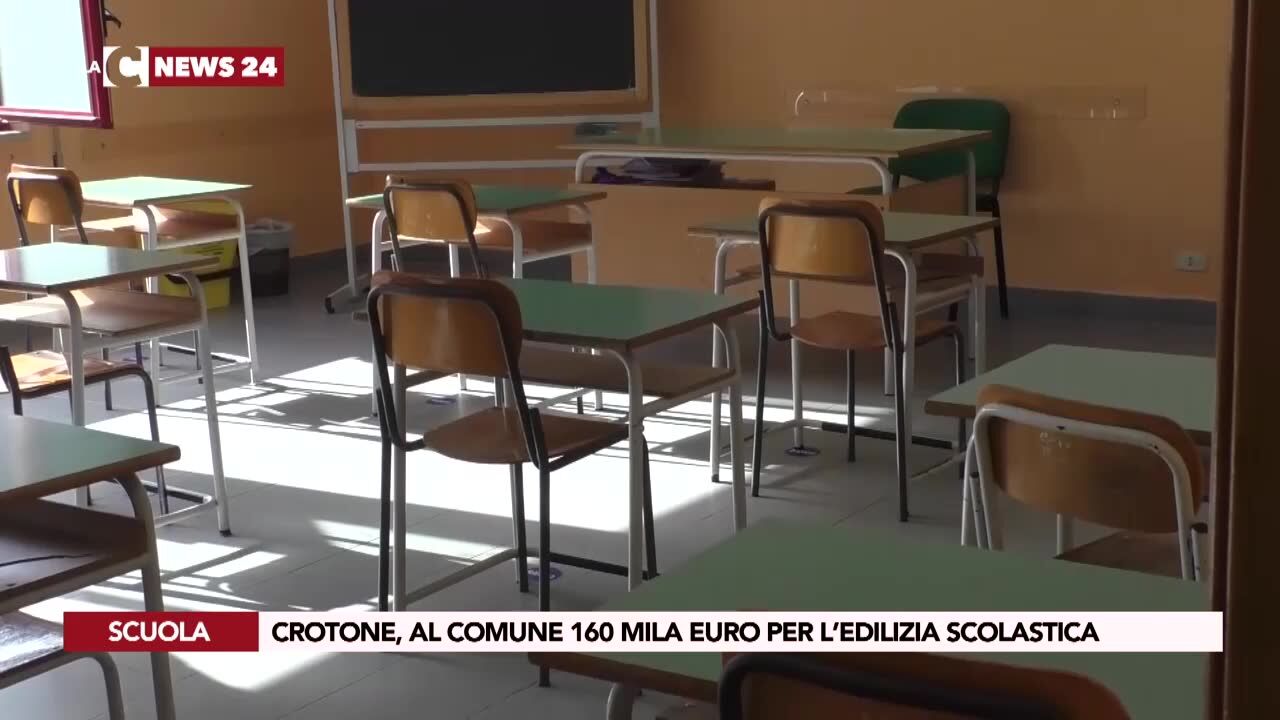 Crotone, al comune 160 mila euro per l’edilizia scolastica