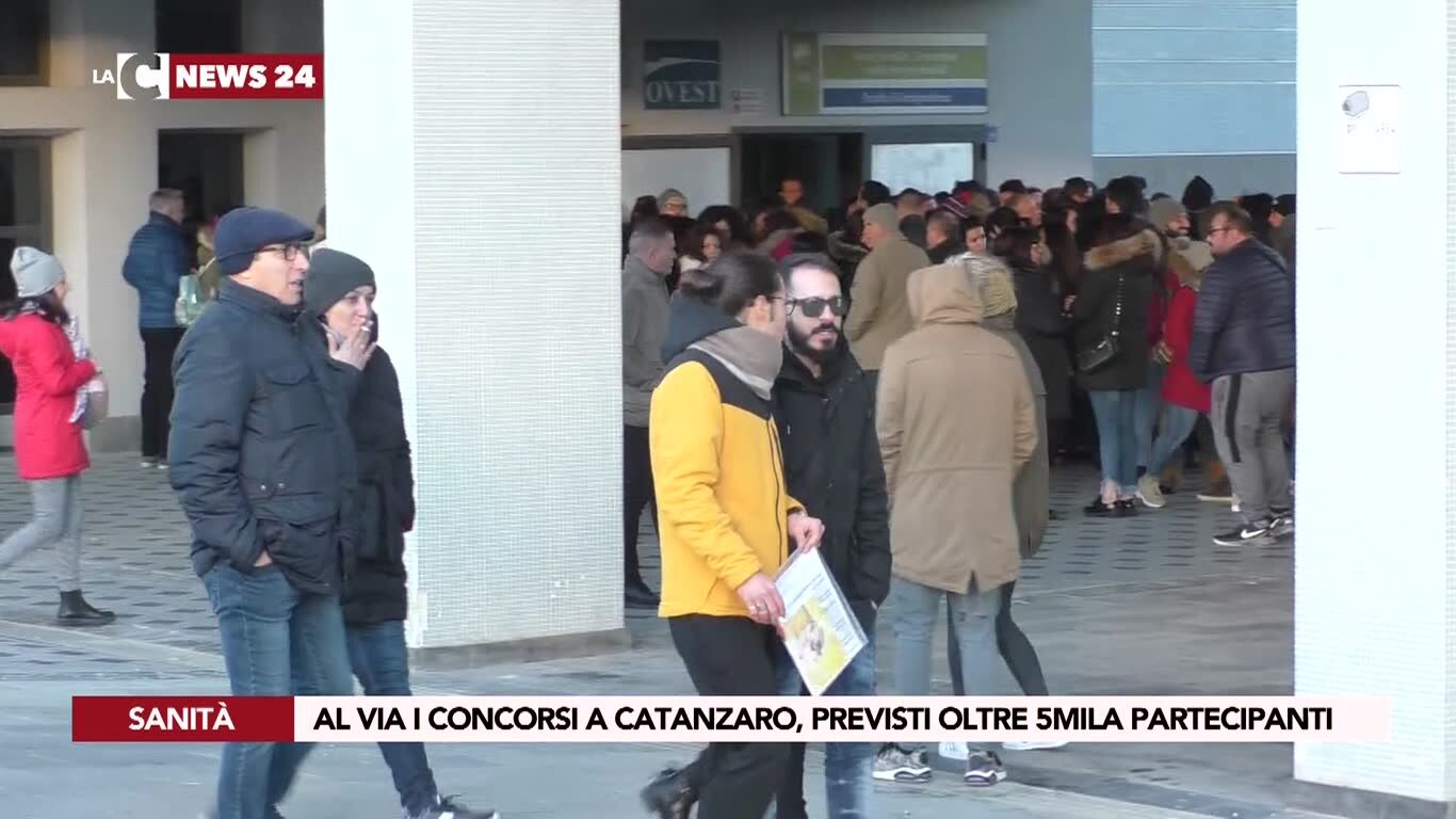 Al via i concorsi a Catanzaro, previsti oltre 5mila partecipanti