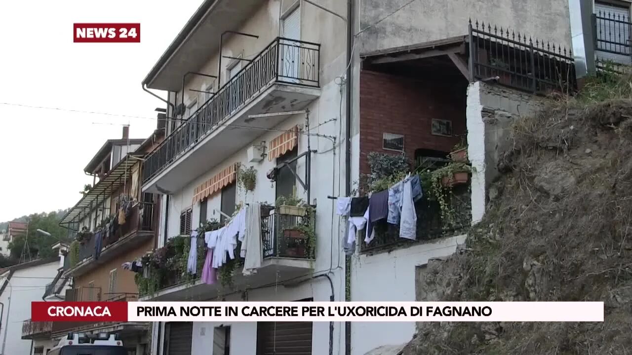 Femminicidio a Fagnano, prima notte in carcere per l'uxoricida