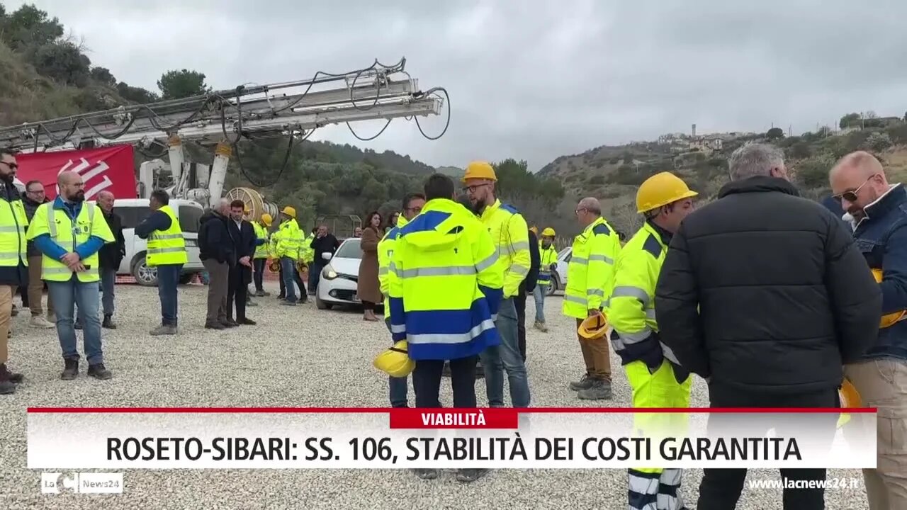 Roseto-Sibari: SS. 106, stabilità dei costi garantita