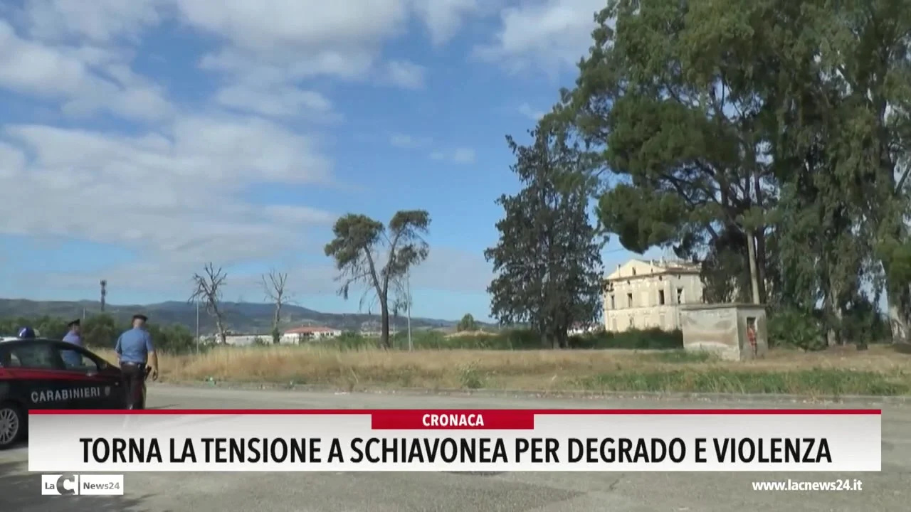 Torna la tensione a Schiavonea per degrado e violenza
