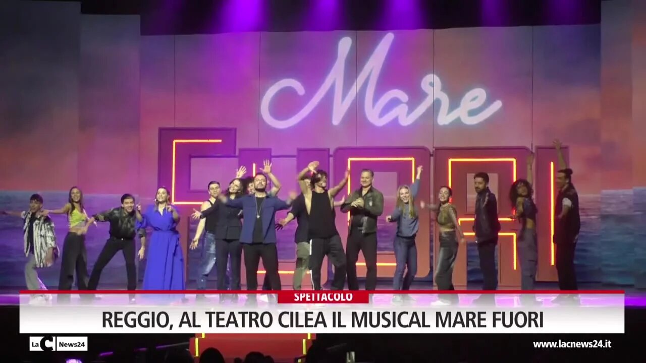 Reggio, al teatro Cilea il musical Mare Fuori