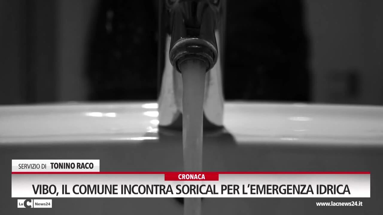 Vibo, il comune incontra Sorical per l’emergenza idrica