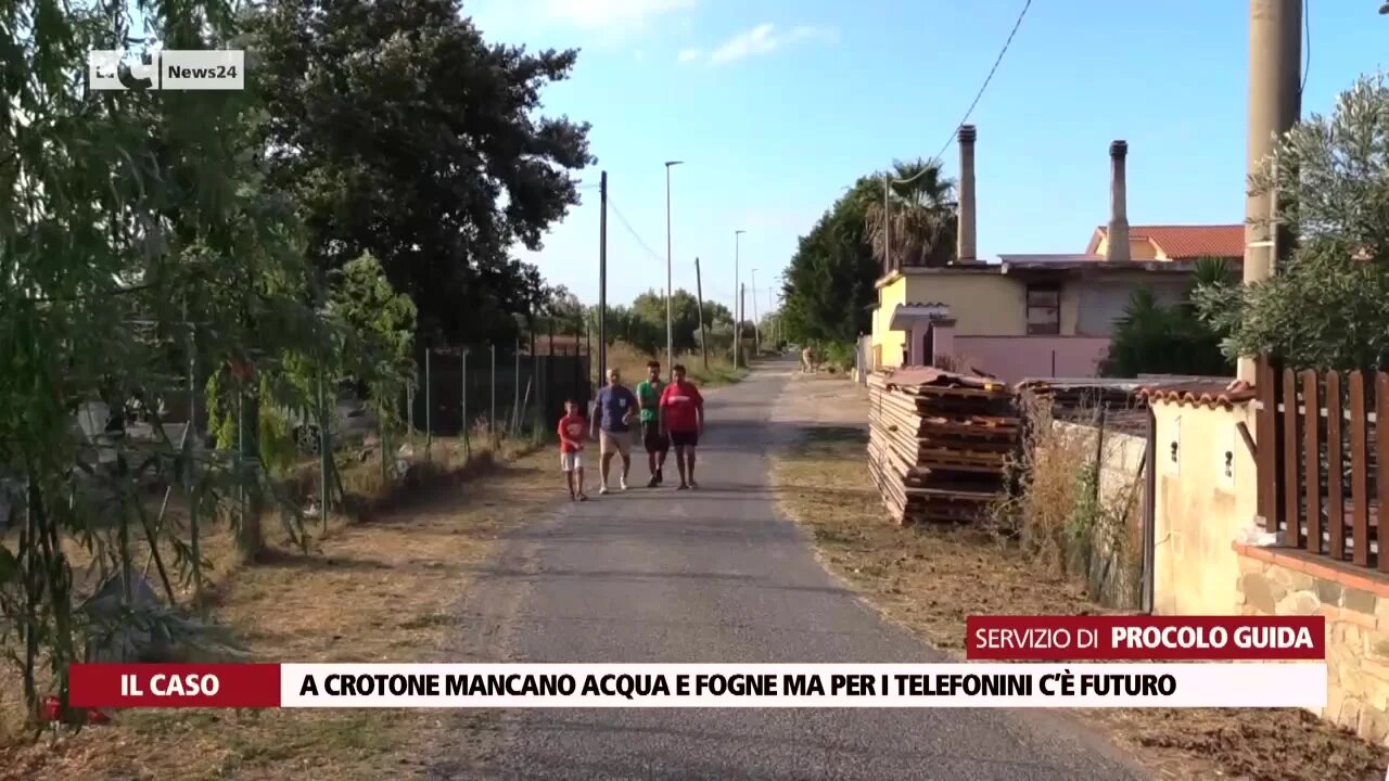 A Crotone mancano acqua e fogne ma per i telefonini c’è futuro