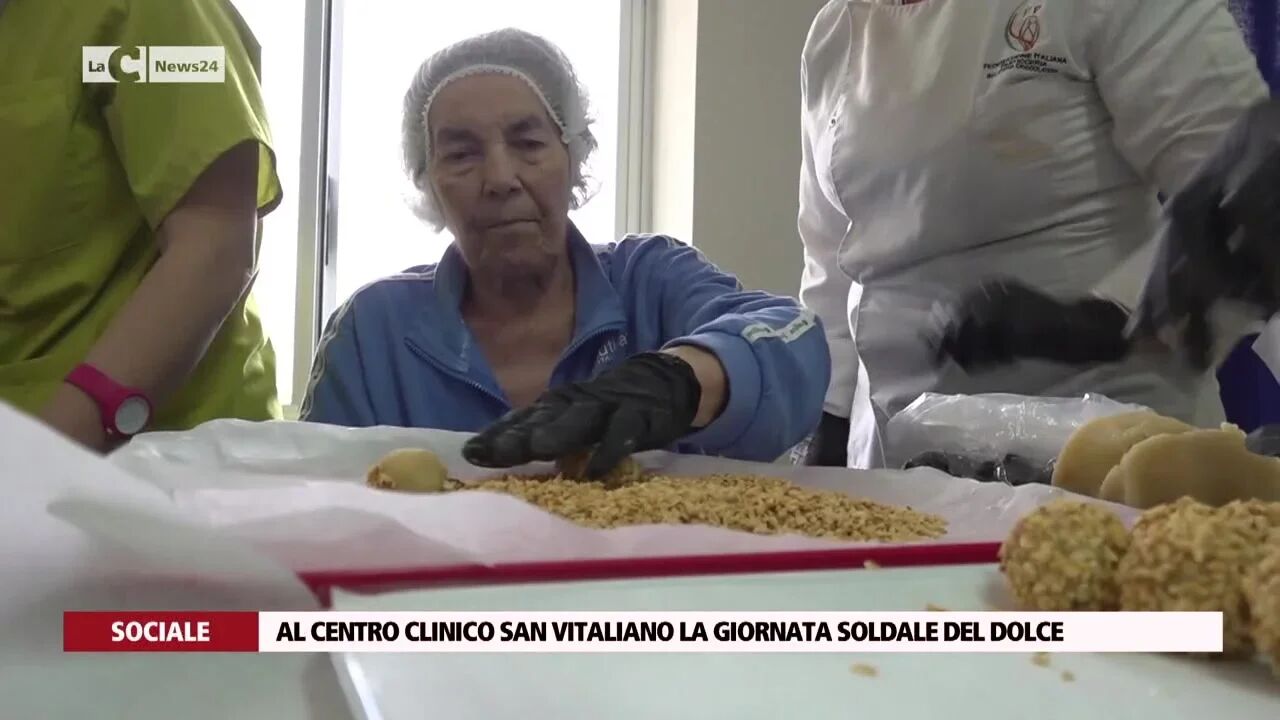 Al centro clinico San Vitaliano la giornata soldale del dolce