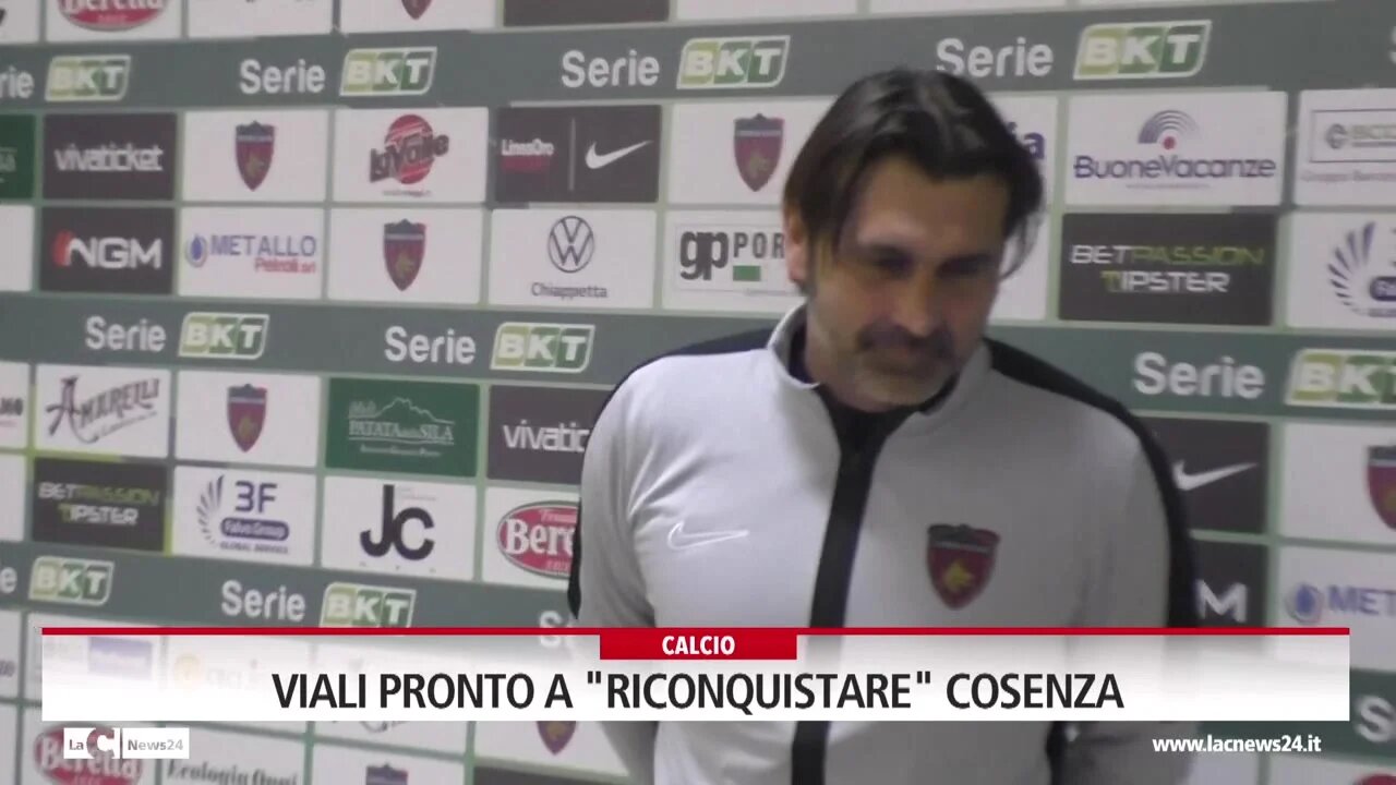 Viali pronto a \"riconquistare\" Cosenza