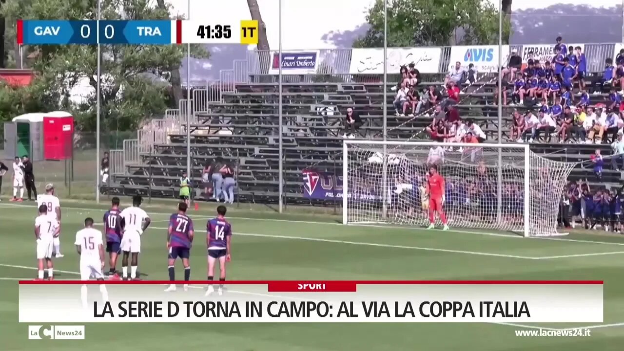 La Serie D torna in campo: al via la Coppa Italia