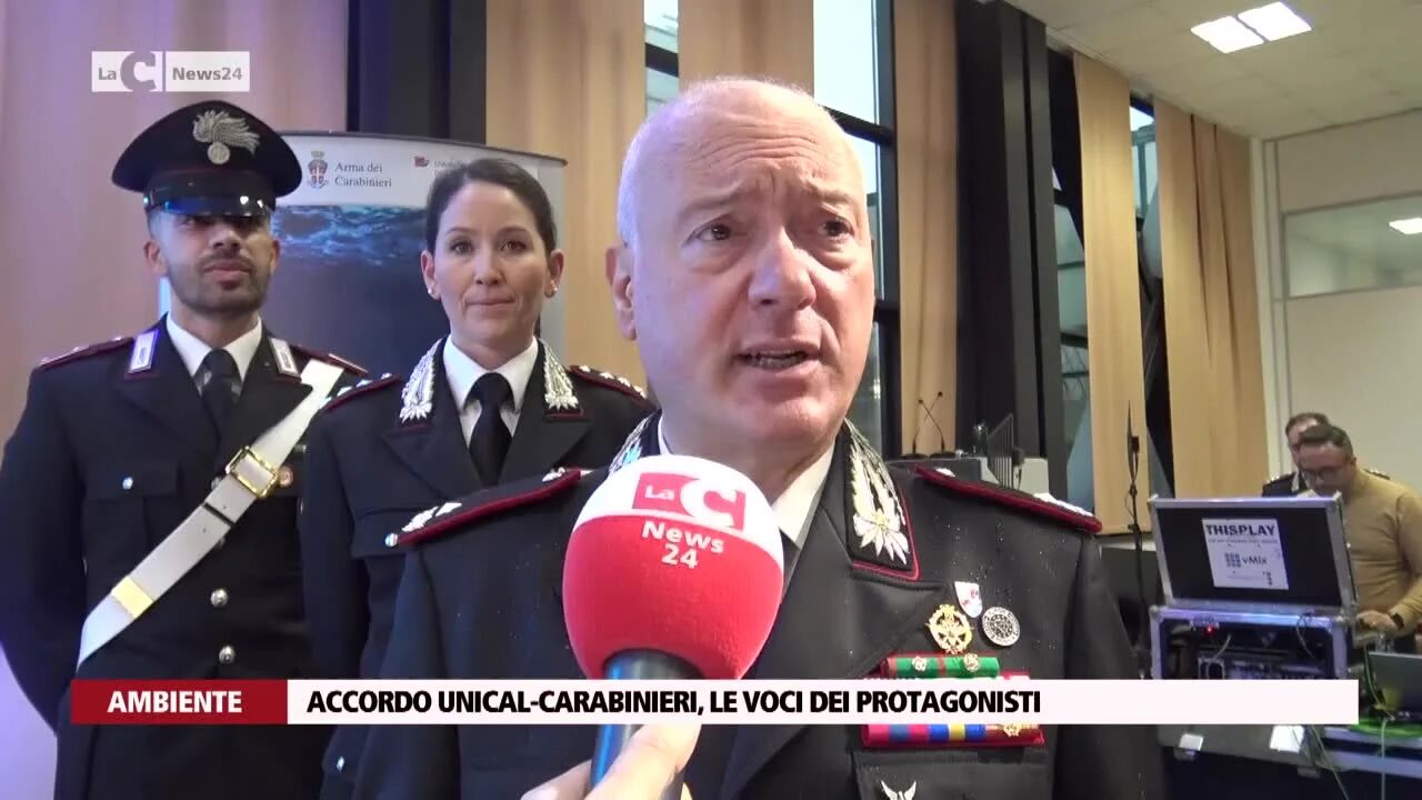 Accordo Unical-Carabinieri, le voci dei protagonisti