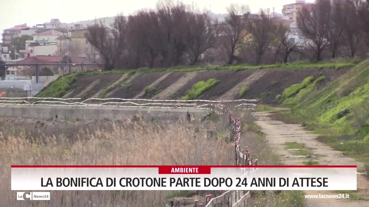 La bonifica di Crotone parte dopo 24 anni di attese