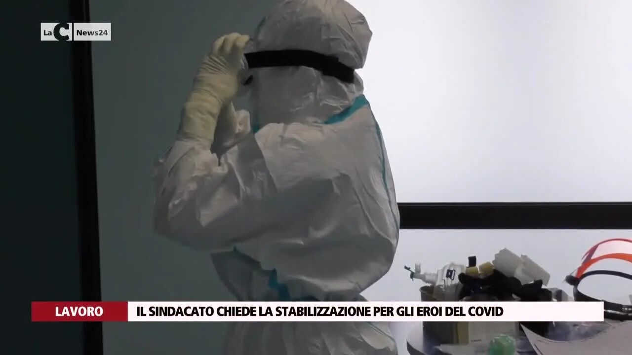 Il sindacato chiede la stabilizzazione per gli eroi del covid