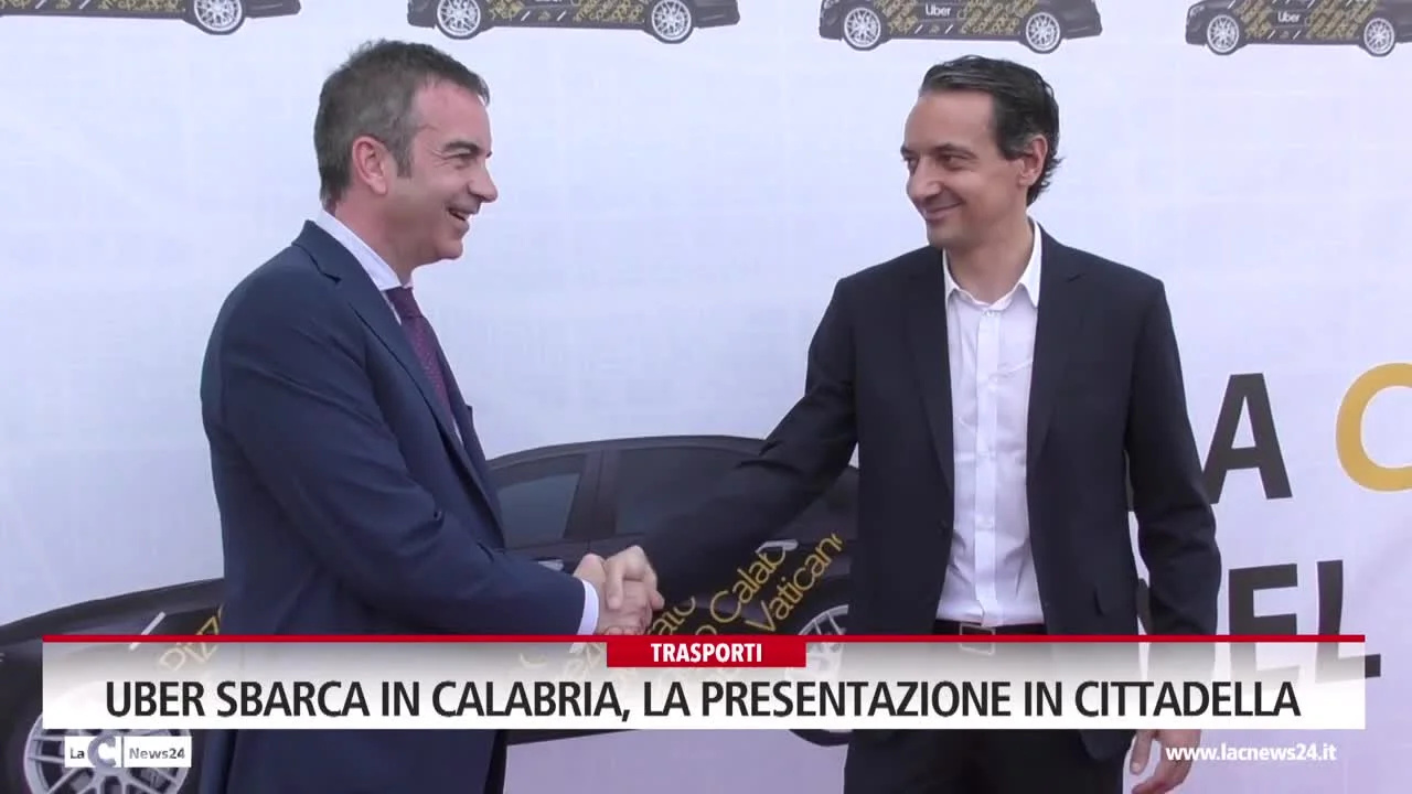 Uber sbarca in Calabria, la presentazione in Cittadella