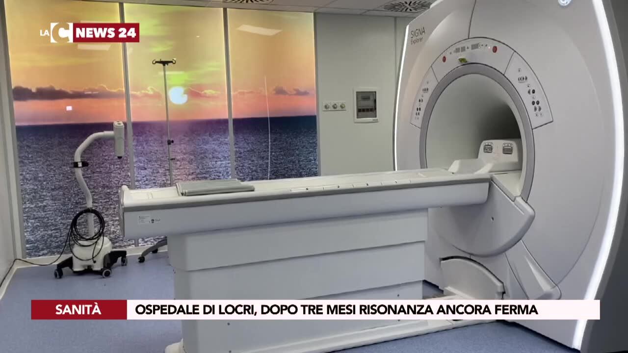 Ospedale di Locri, dopo tre mesi risonanza ancora ferma
