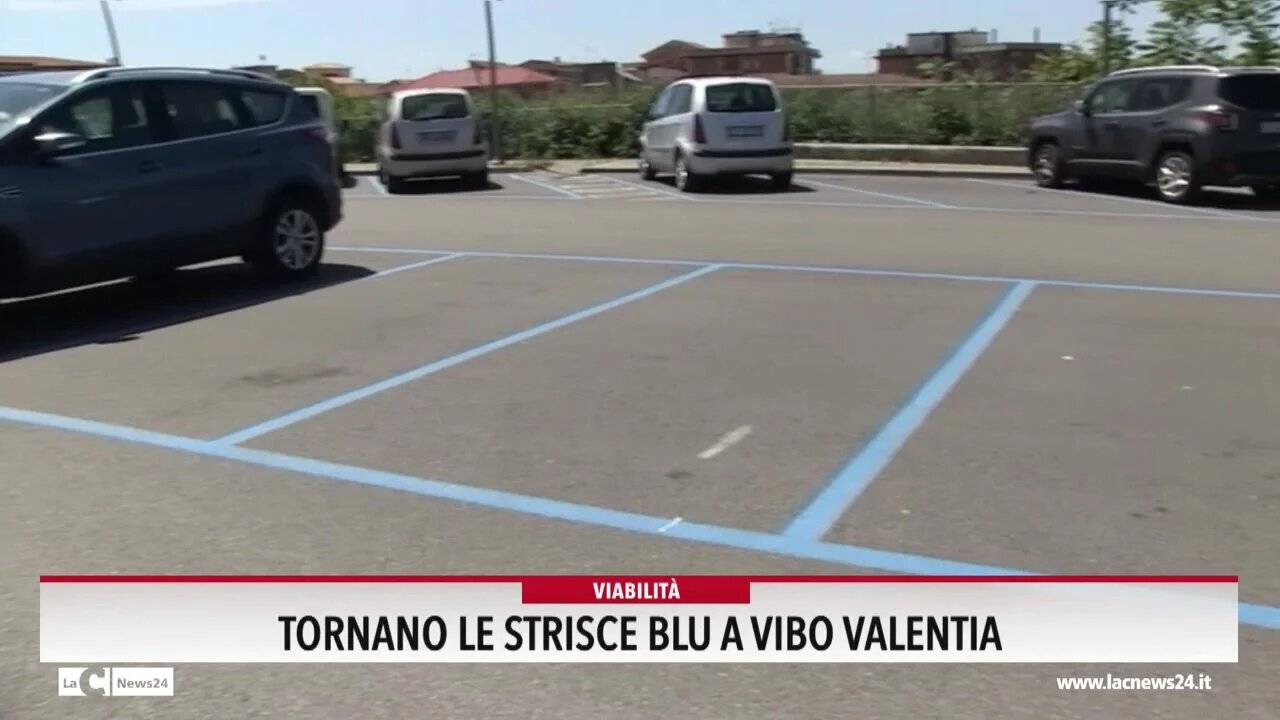 Il ritorno delle strisce blu a Vibo: meno caos, qualche posto di lavoro in più e parcheggi per tutti. Ma c'è chi non è contento - VIDEO