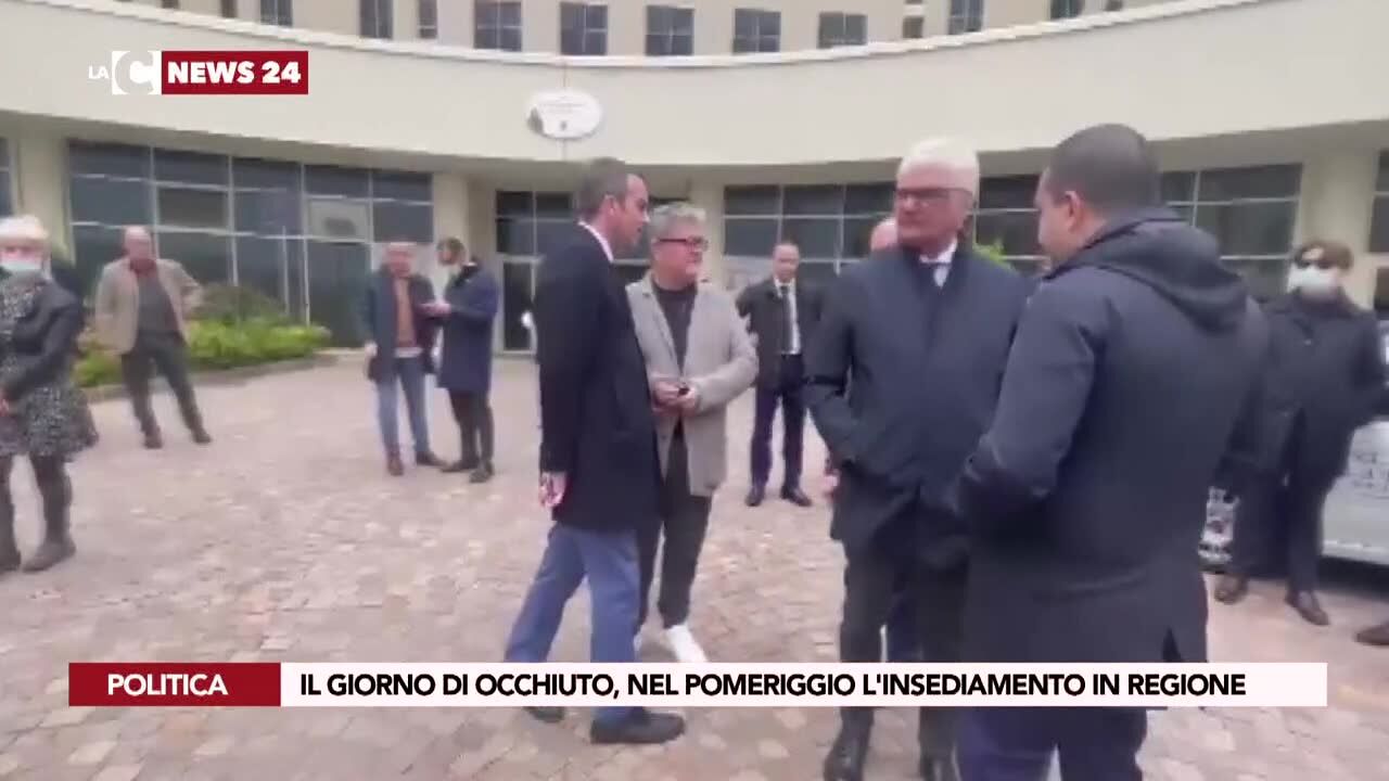 Il giorno di Occhiuto, nel pomeriggio l'insediamento in regione