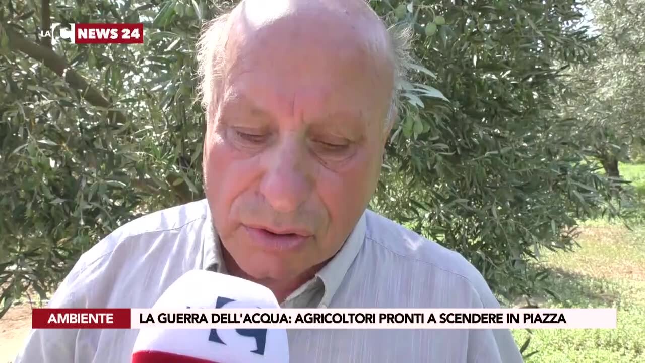 La guerra dell'acqua: agricoltori pronti a scendere in piazza