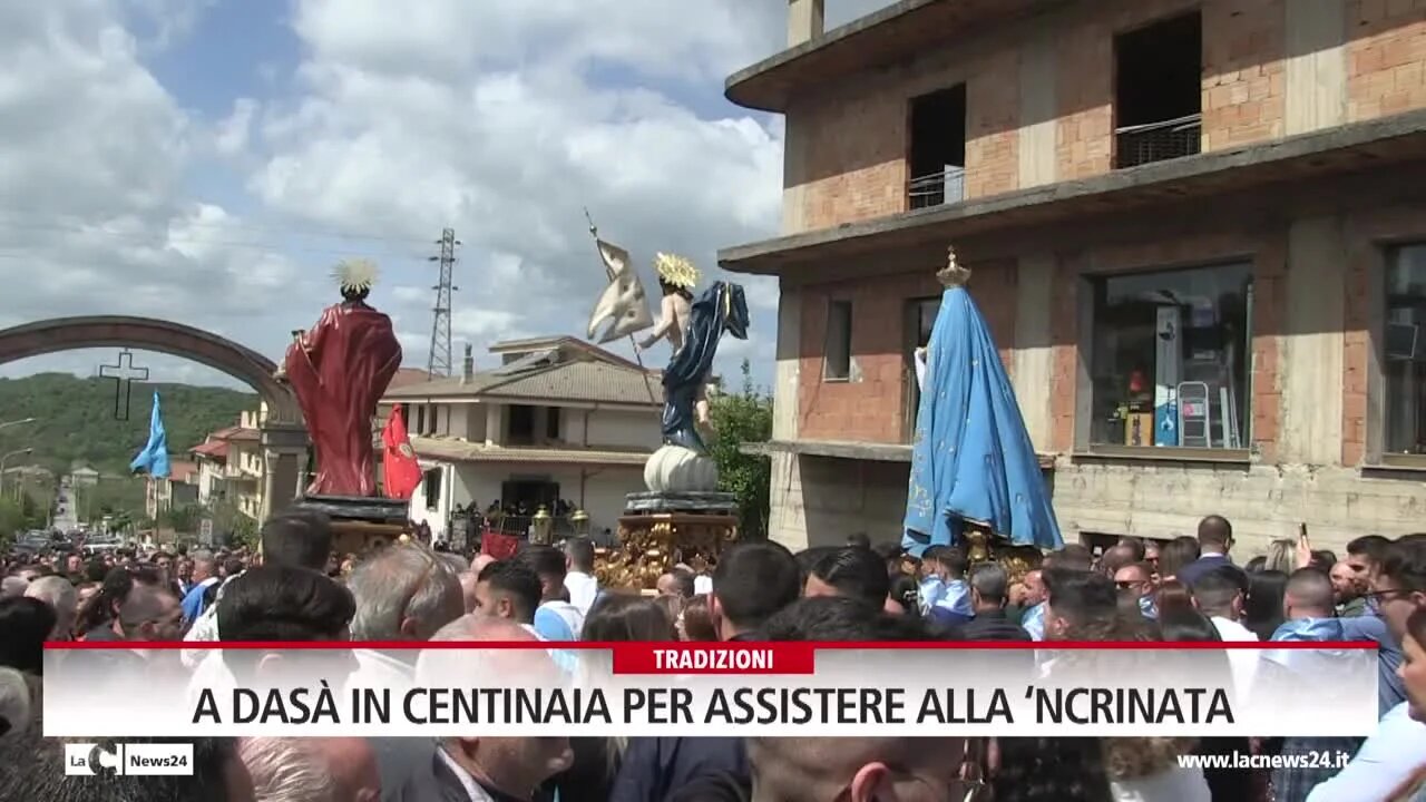 A Dasà in centinaia per assistere alla ‘Ncrinata