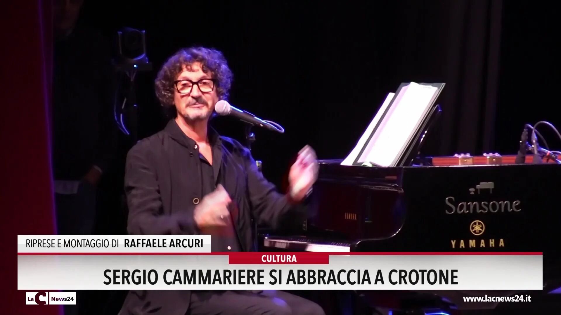 Sergio Cammariere riabbraccia la sua Crotone