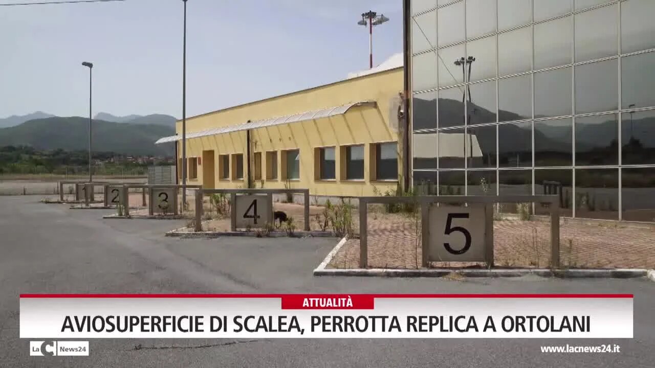 Aviosuperficie di Scalea, Perrotta replica a Ortolani