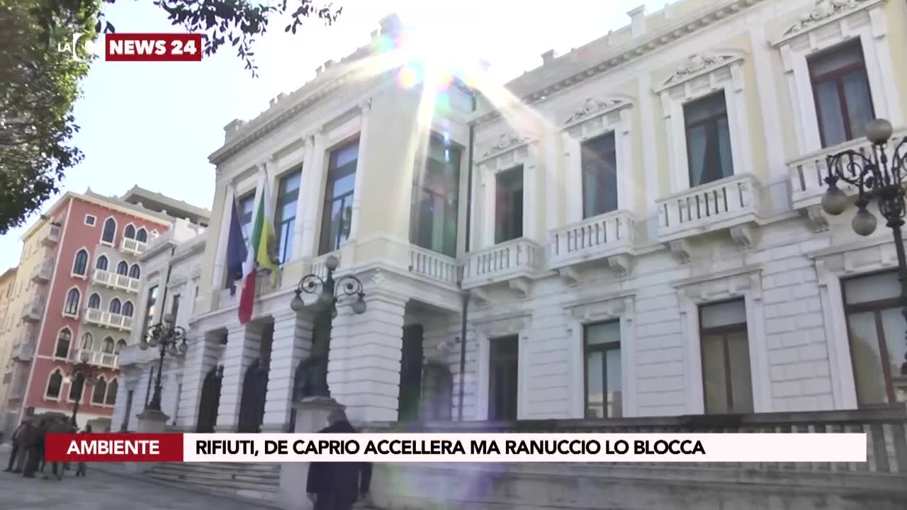 Rifiuti, De Caprio accellera ma Ranuccio lo blocca