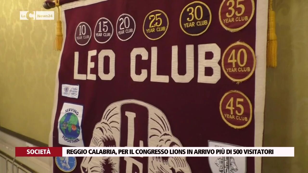 Reggio Calabria, per il congresso Lions in arrivo più di 500 visitatori