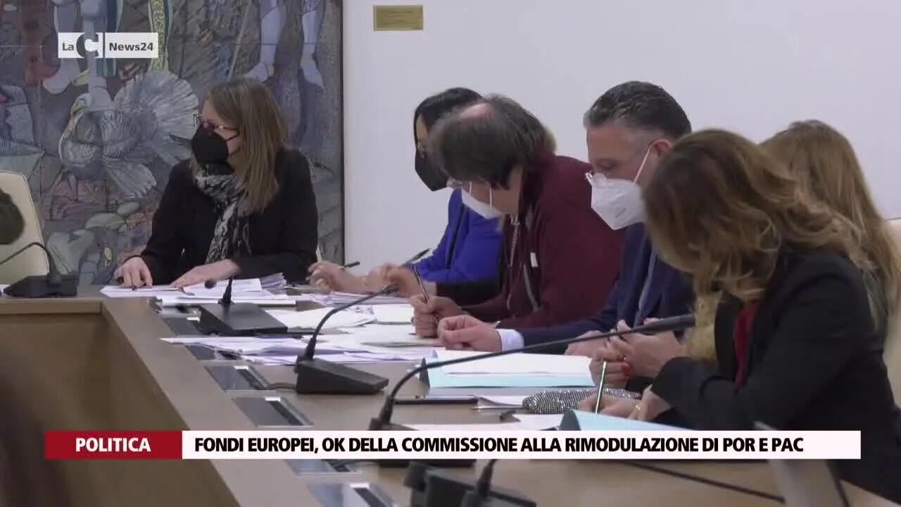 Fondi europei, ok della commissione alla rimodulazione di Por e Pac