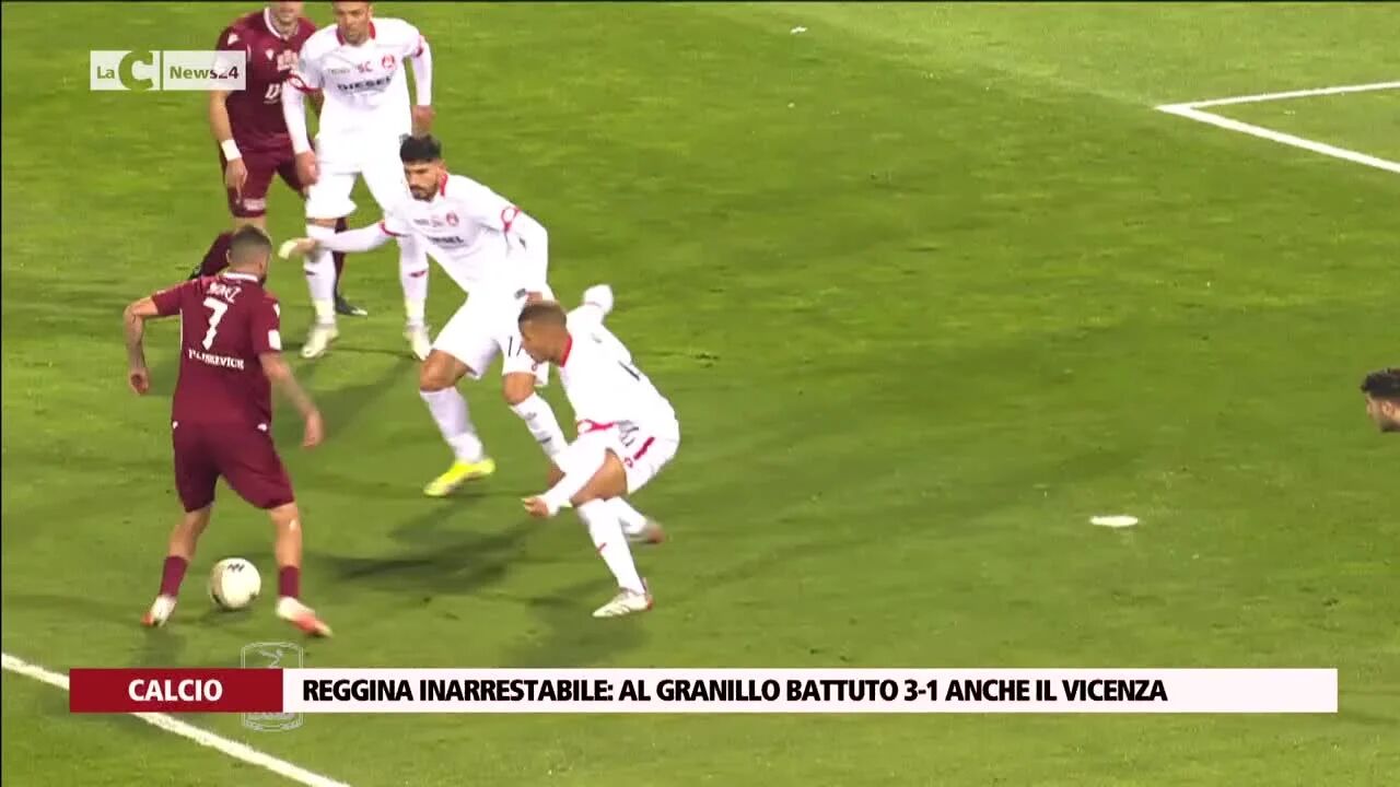 Reggina inarrestabile: al Granillo battuto 3-1 anche il Vicenza