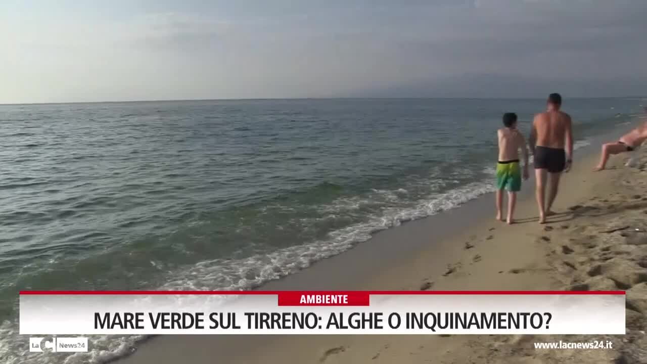 Mare verde sul tirreno: alghe o inquinamento?