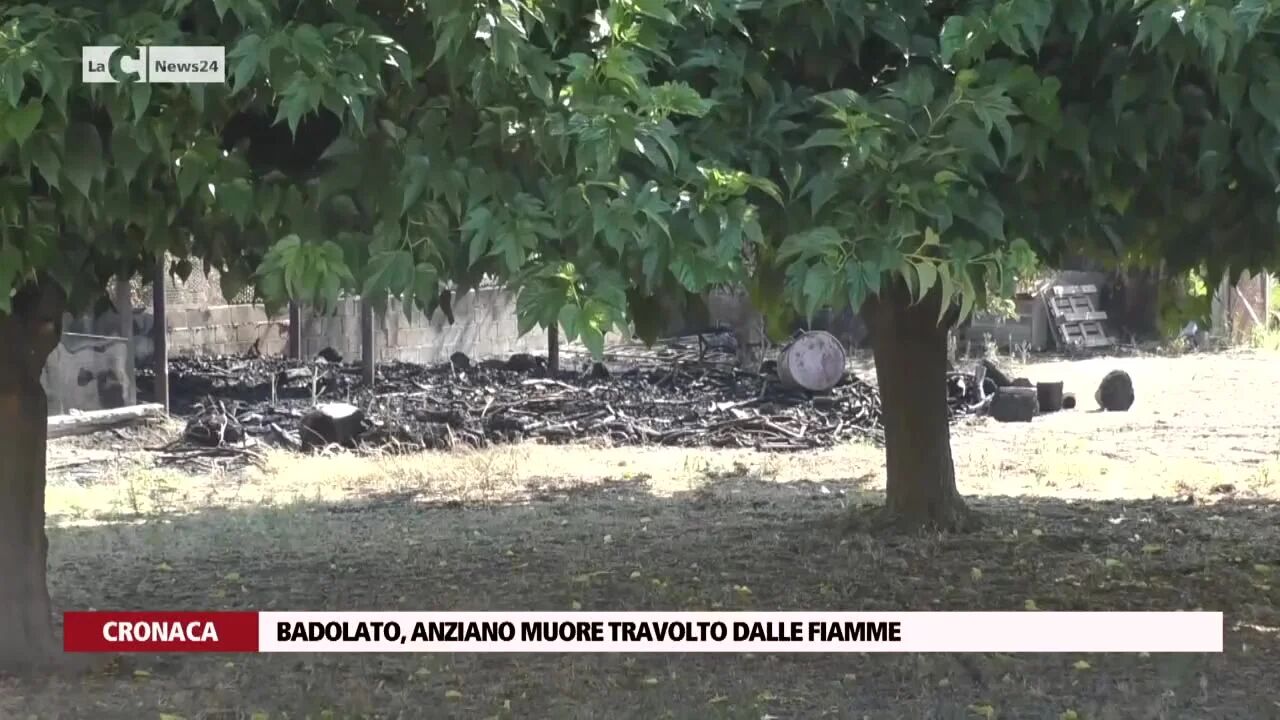 Badolato, anziano muore travolto dalle fiamme