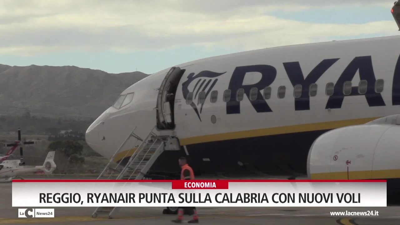 Reggio, Ryanair punta sulla Calabria con nuovi voli