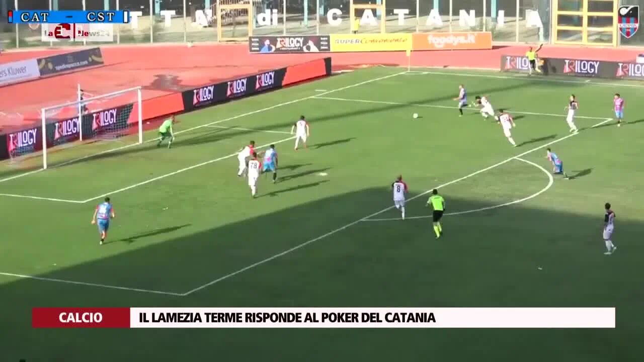 Il Lamezia Terme risponde al poker del Catania