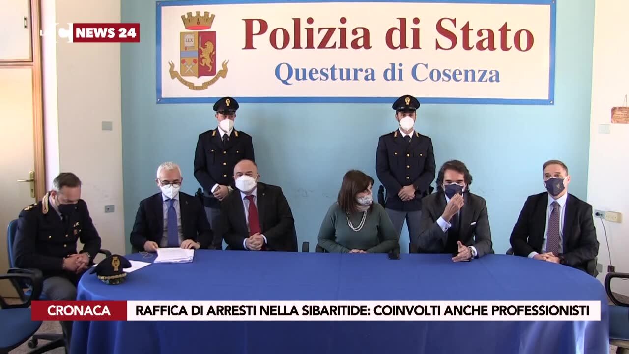 Raffica di arresti nella Sibaritide: coinvolti anche professionisti