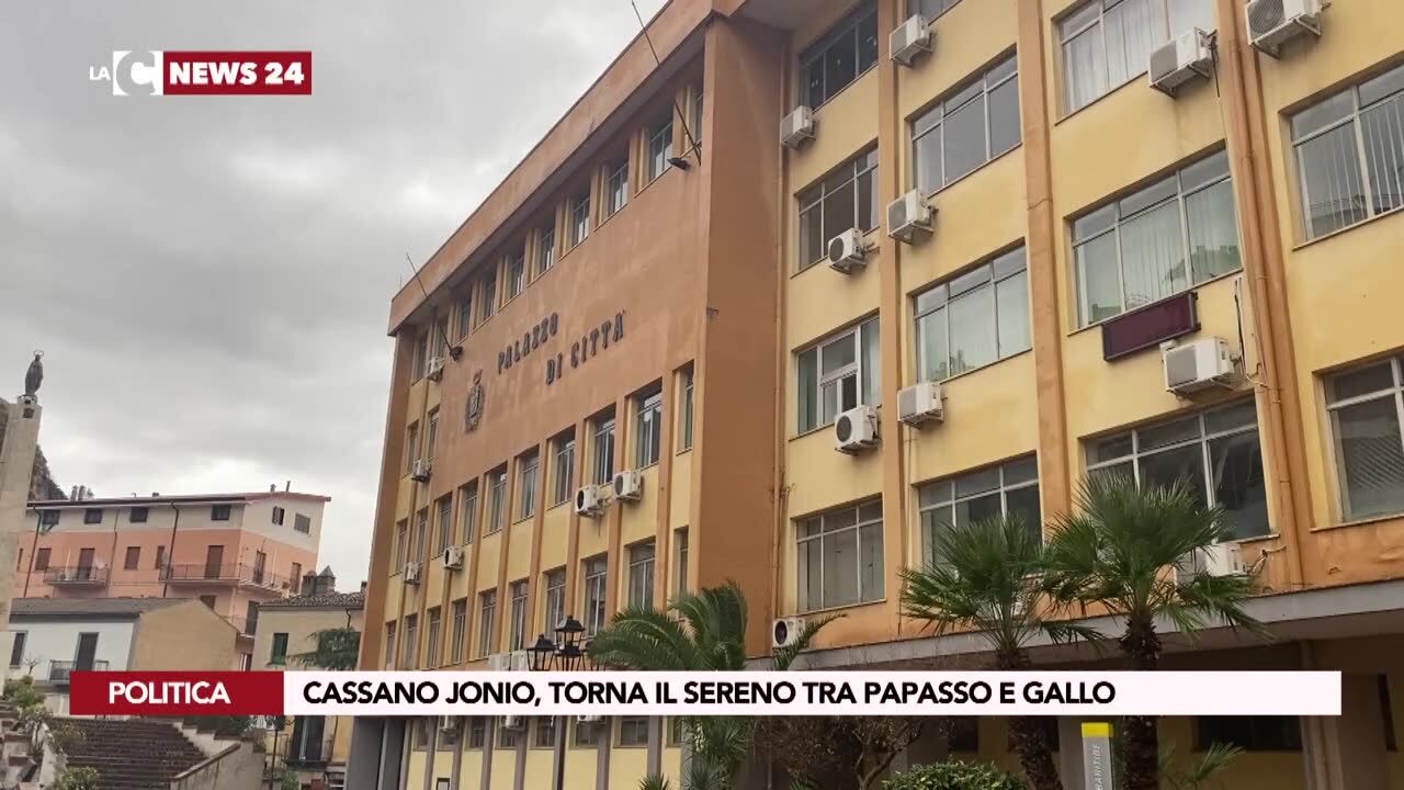 Cassano Jonio, torna il sereno tra Papasso e Gallo