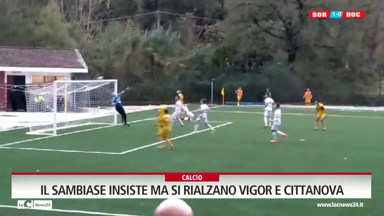 Il Sambiase insiste ma si rialzano Vigor e Cittanova