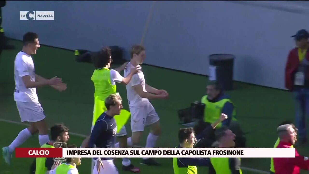 Impresa del Cosenza sul campo della capolista Frosinone