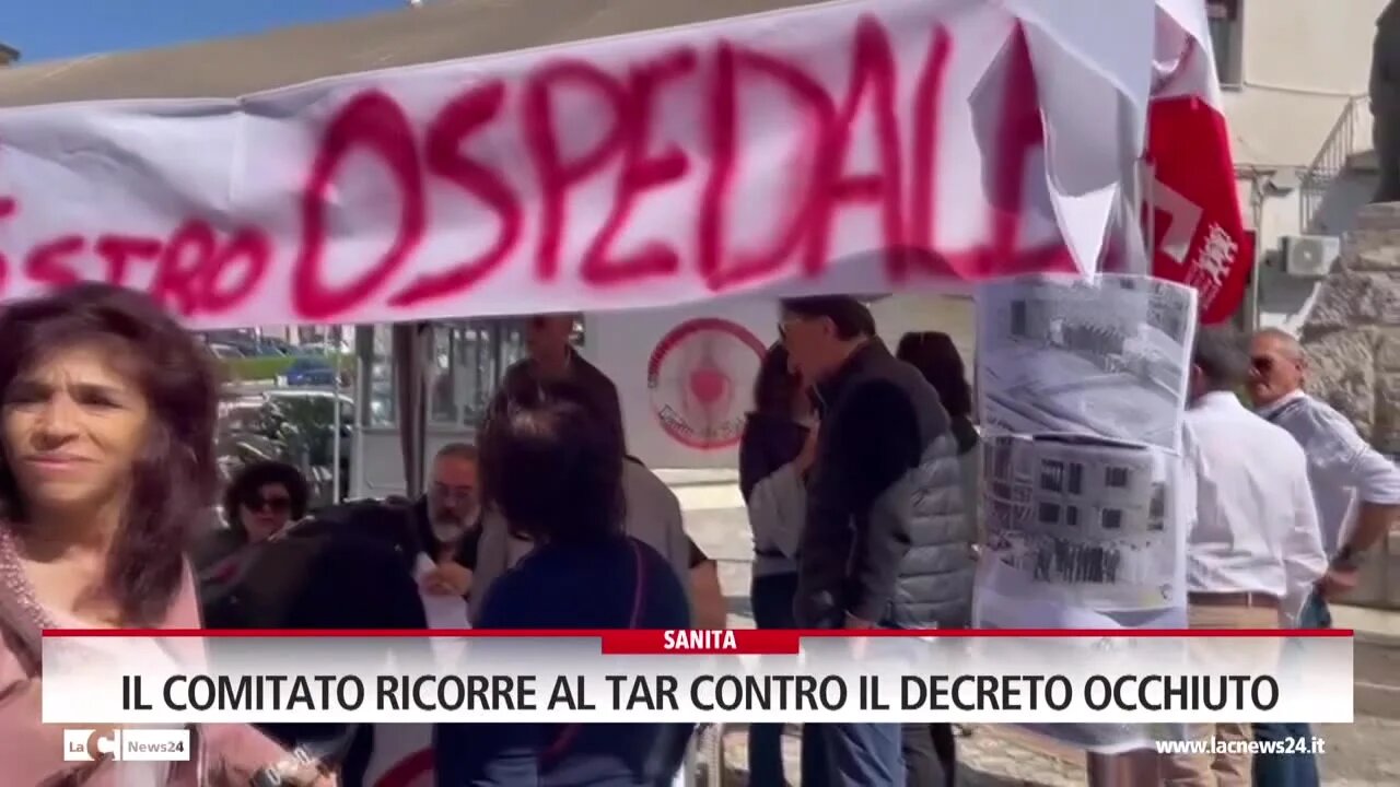 Il comitato ricorre al Tar contro il decreto Occhiuto