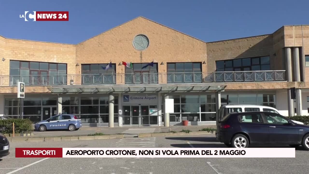 Aeroporto Crotone, non si vola prima del 2 maggio